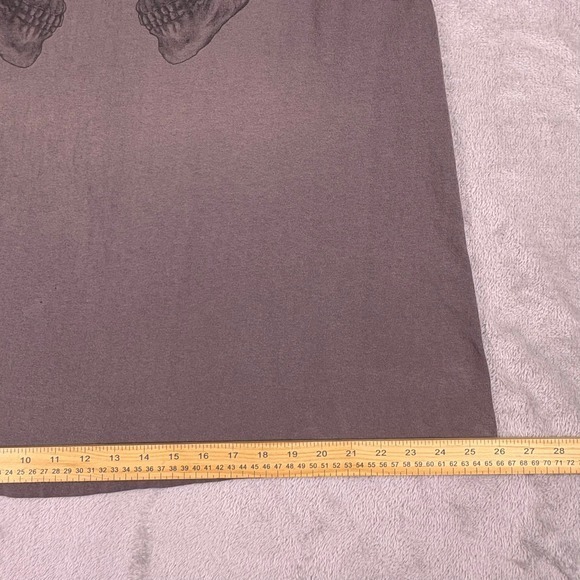 Y2K Sickboy Motorcycles Graphic T-Shirt Mens XL Skulls Sick Is Forever Brown - Picture 9 of 11